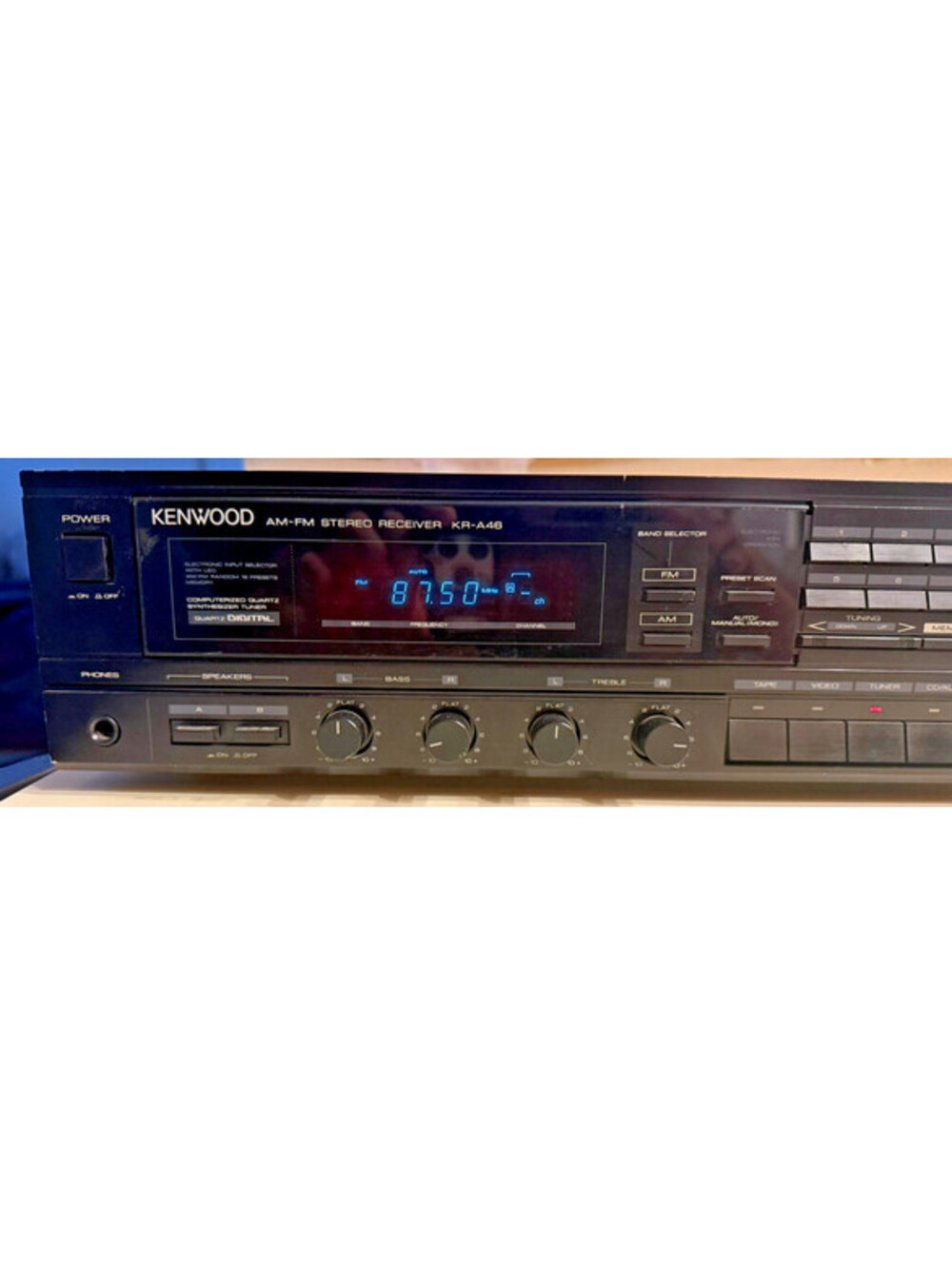 Vintage Kenwood KR A46 AM FM Stereo Receiver - Tuner